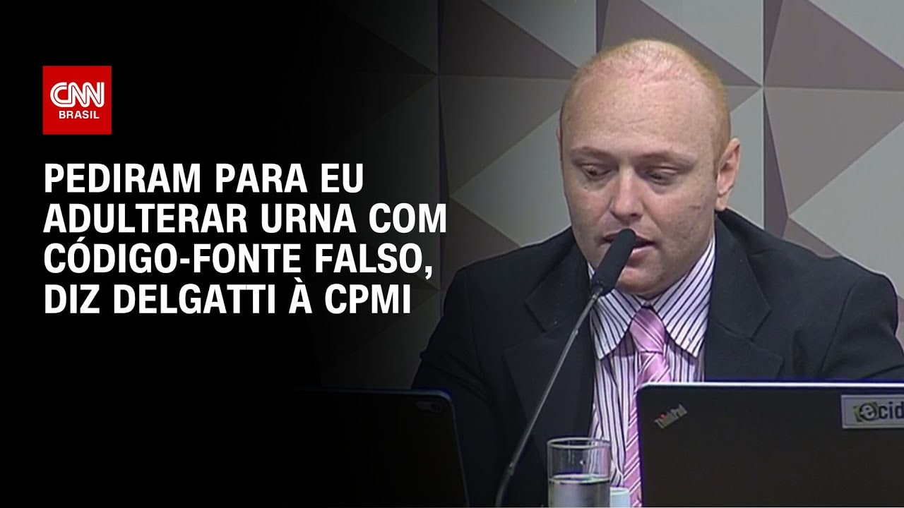 Pediram para eu adulterar urna com código-fonte falso, diz Delgatti à CPMI | LIVE CNN