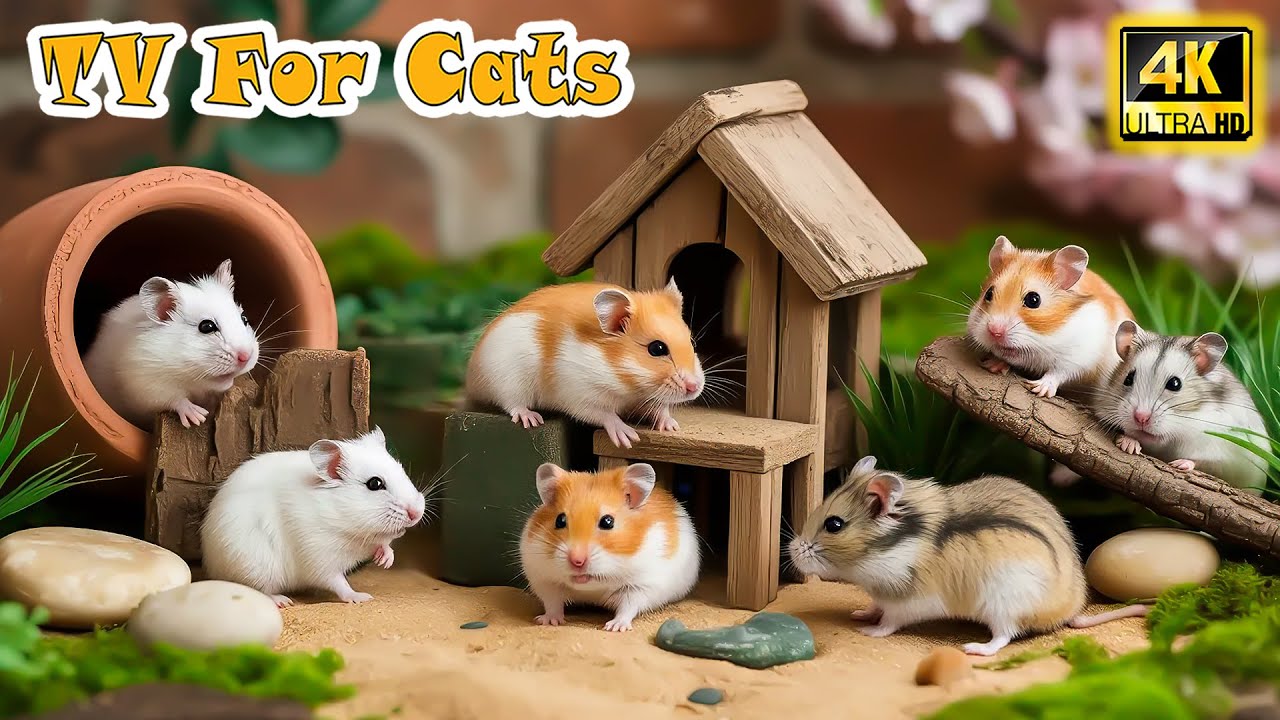 🔴 Interactive CAT TV - Fun Mouse Videos to Keep Your Cat Happy When Home Alone - TOP Videos for Cats