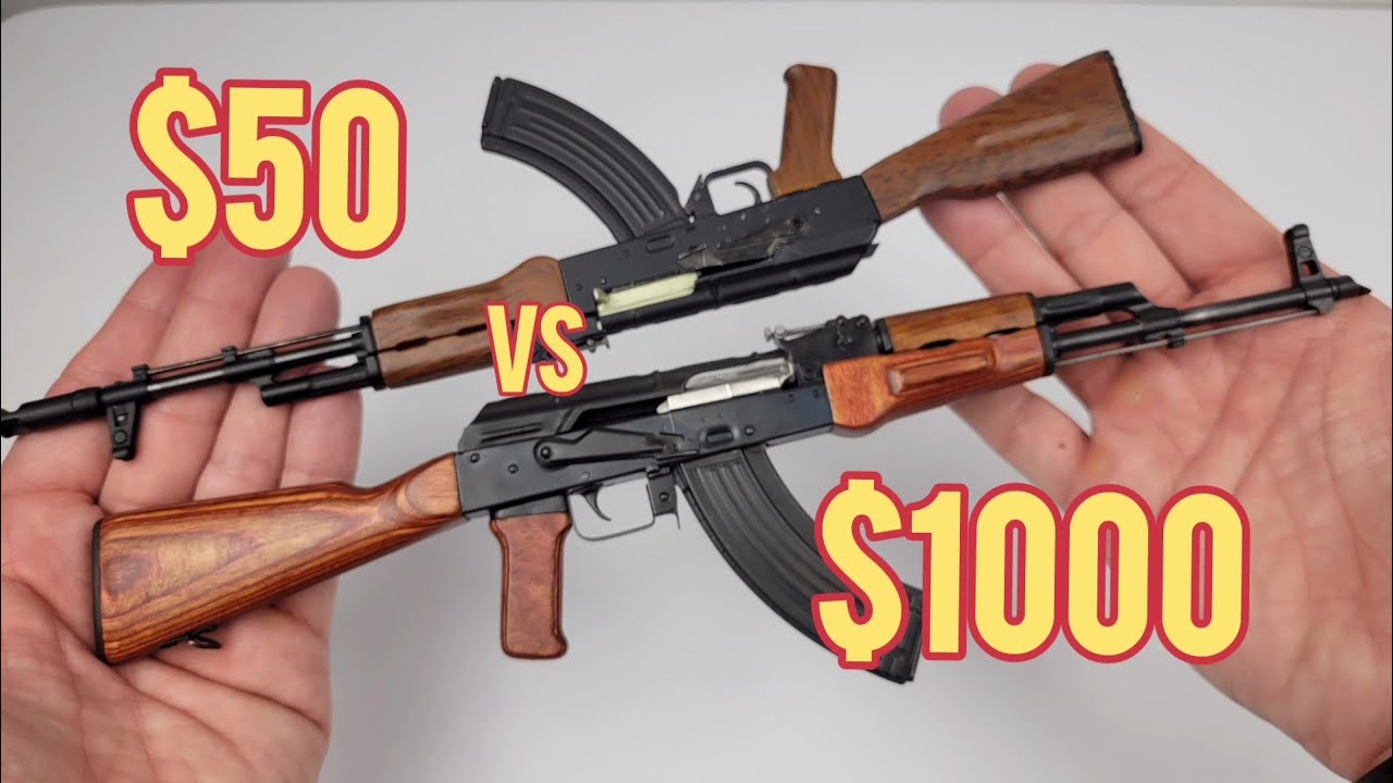 Goatguns miniature AK-47 VS insane miniature toy gun