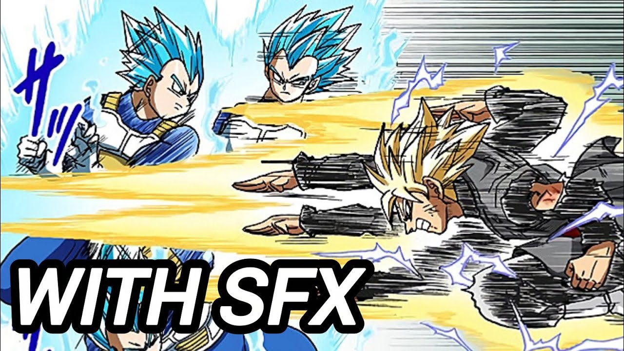 Vegeta vs Goku Black Super Saiyan