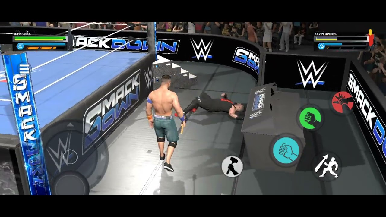 JHON CENA VS KEVIN OWENS WWE 2K25 NETFLIX EDITION MOBILE GAME 🎮#wwesuperstars 