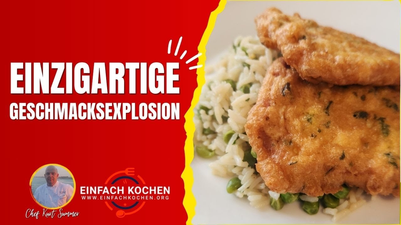 💯 Geschmacksexplosion: Pariser Schnitzel & Erbsenreis!