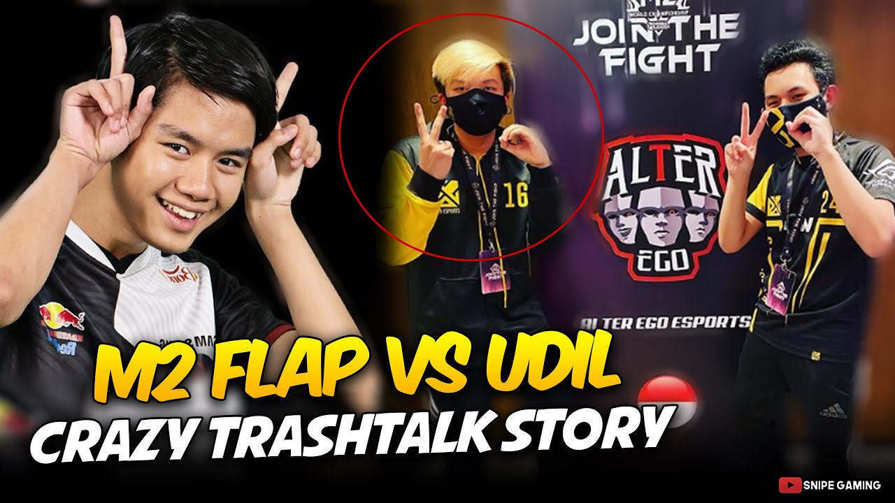 THE CRAZY STORY of FLAPTZY vs UDIL TRASHTALK DURING M2 . . . 🤯😱