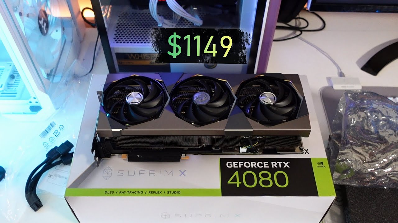MSI RTX 4080 SUPRIM X | Unboxing & Showoff