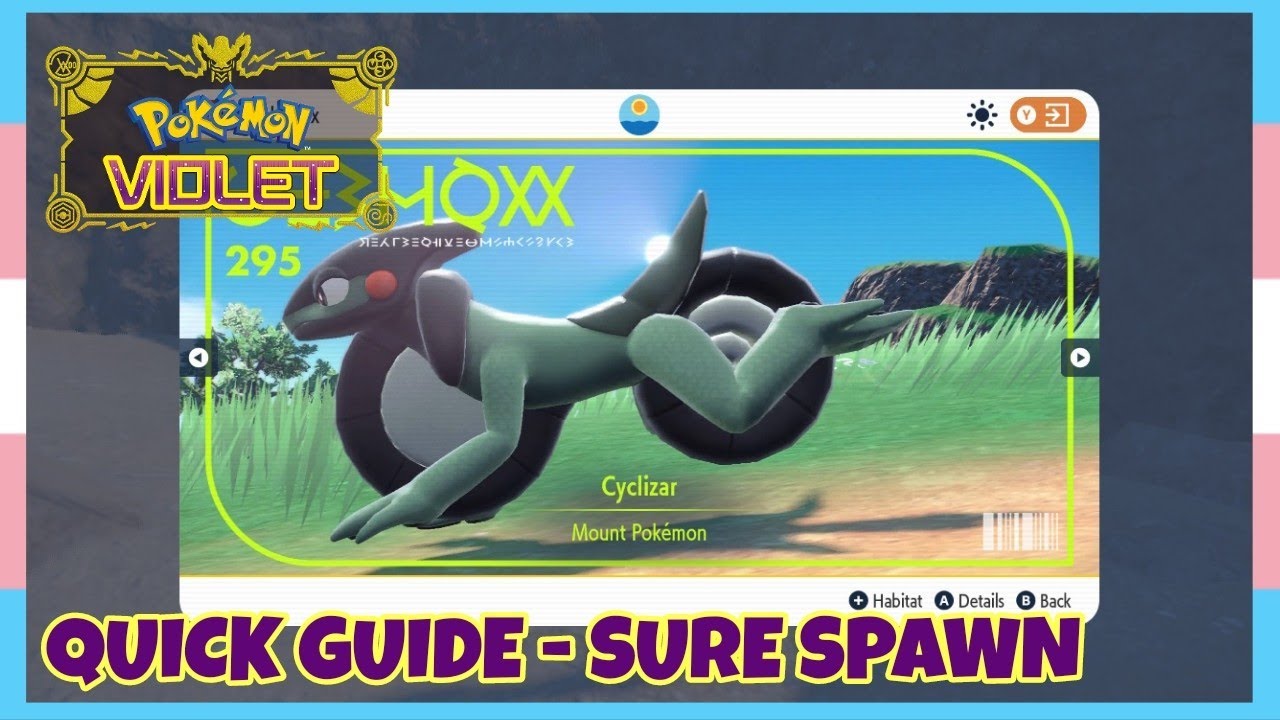 *Fixed Spawn* Where To Catch Cyclizar In Pokemon Scarlet & Violet | Location Quick Guide