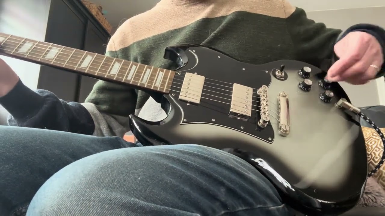 2011 Epiphone SG '66 G-400 Limited Edition Custom Shop Silverburst