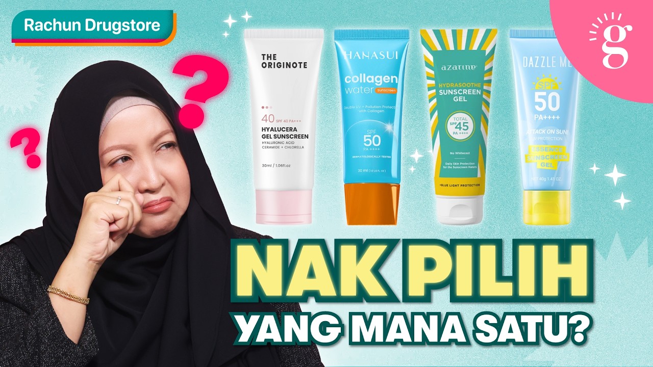 4 Sunscreen Drugstore Terbaik Untuk Kulit Kombinasi (Ringan, Murah & Selesa Dipakai)