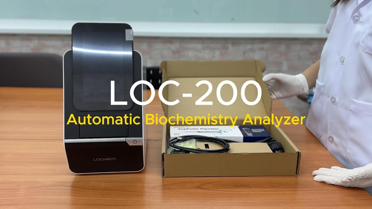 วิธีการใช้งานเครื่อง LOC-200 Automatic Biochemistry Analyzer