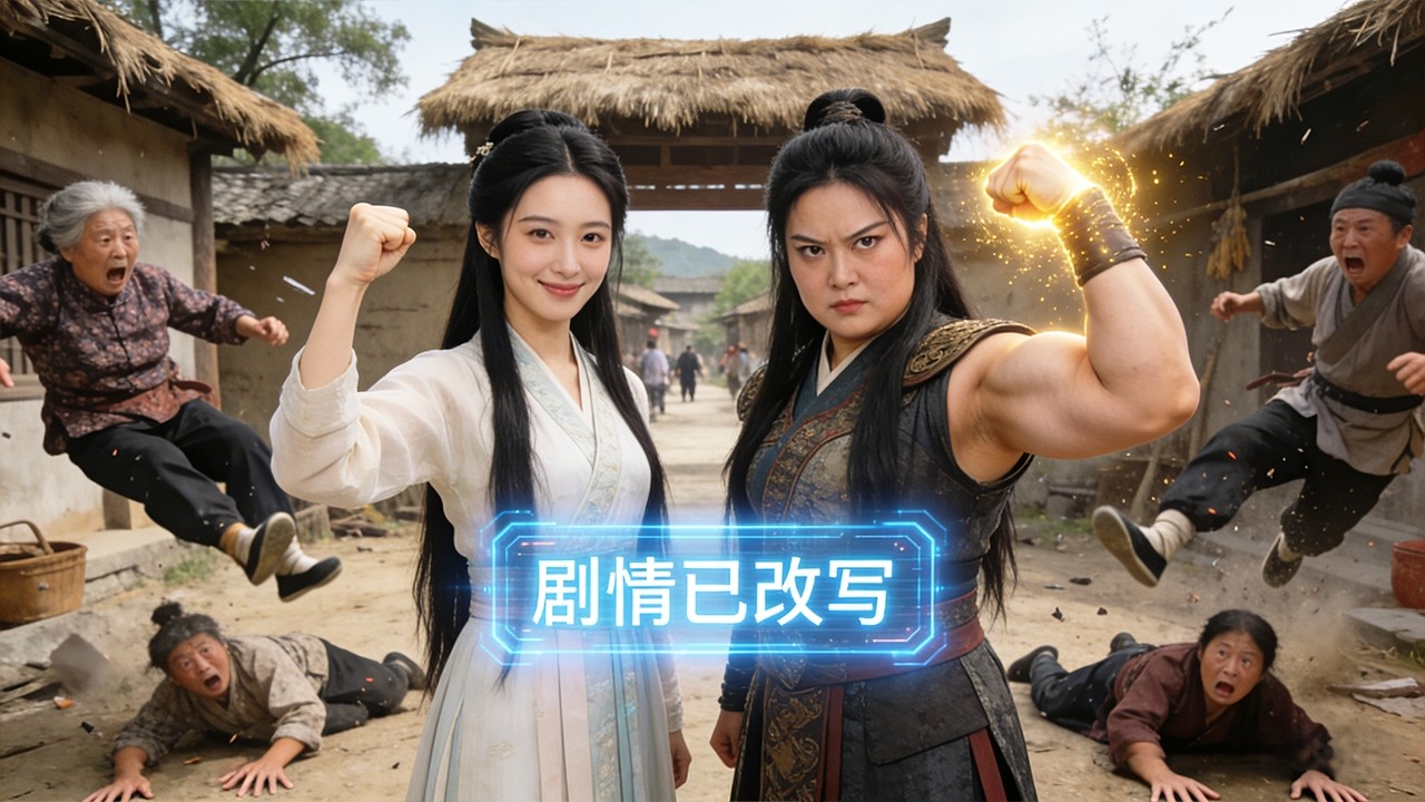 雙女主意外聯手穿越古代成了受氣小兒媳！ 面對偏心婆婆、惡毒親戚，倆人直接巴掌開路手撕奇葩，逆襲搞事業還收穫甜蜜愛情！！ #短劇 #逆襲 #反轉 #穿越