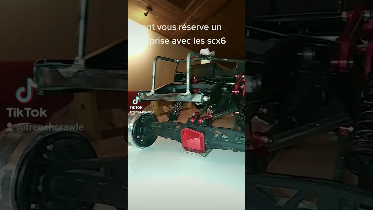 axial scx6 extrême modification de châssis