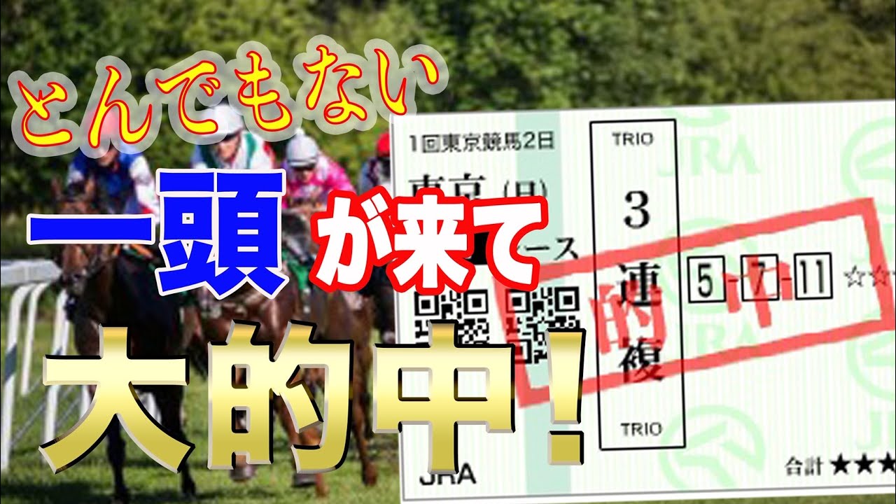 【万馬券的中】  物凄い大穴が3着に飛んで来た！ 