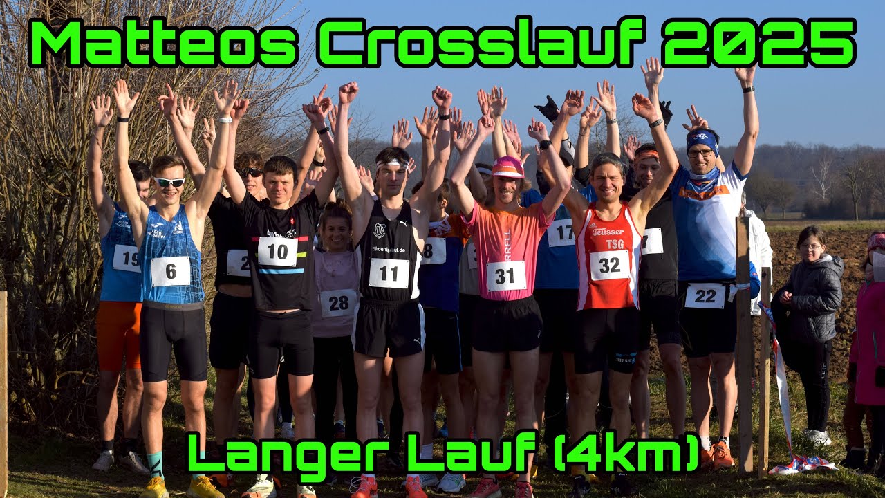 Matteos Crosslauf 2025 | Langer Lauf (4km) | Volle L&auml;nge