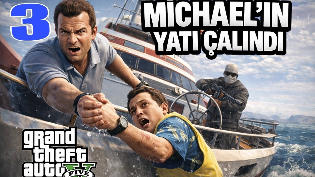 Michaelın yatı çalındı! GTA5 3.bölüm