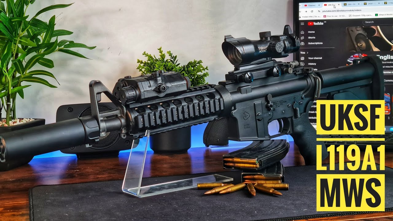L119A1 UKSF RIFLE MWS BUILD #ukmilitary #collector #military #gas #airsoft #replica #warzone #cod