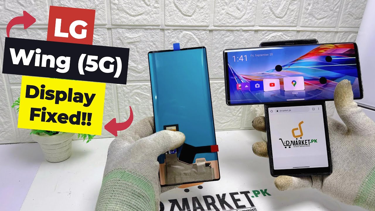 LG Wing 5G Original LCD Panel Unit Replacement | Fixed With Professional Way!! #LGWingLCDFixed