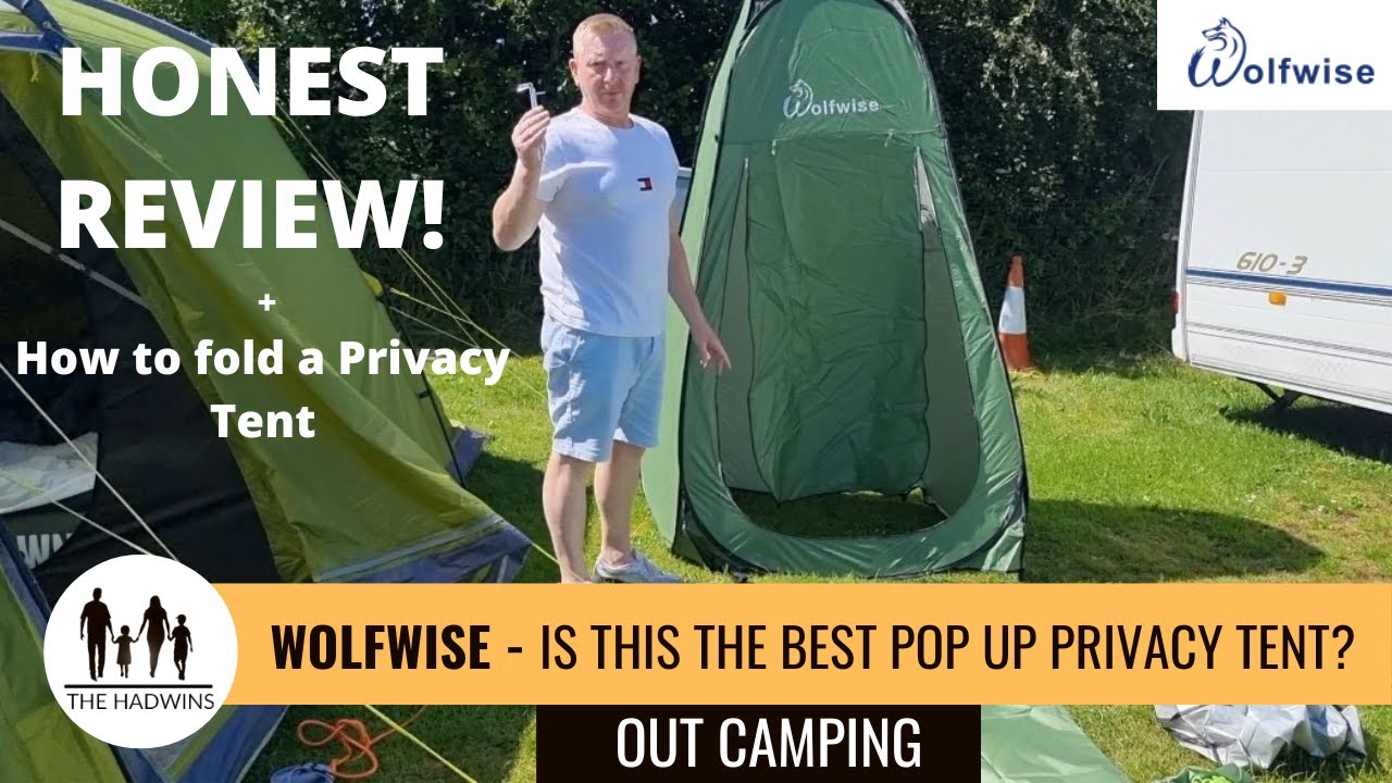 Wolfwise Privacy Tent | HONEST Review + How To Fold A Pop Up Tent
