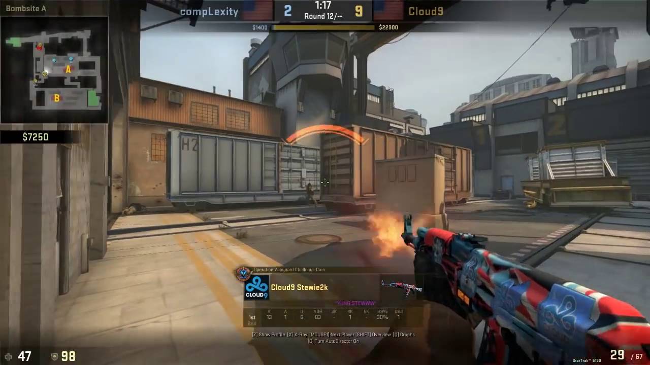 CS GO   Cloud9 Stewie2K vs compLexity train