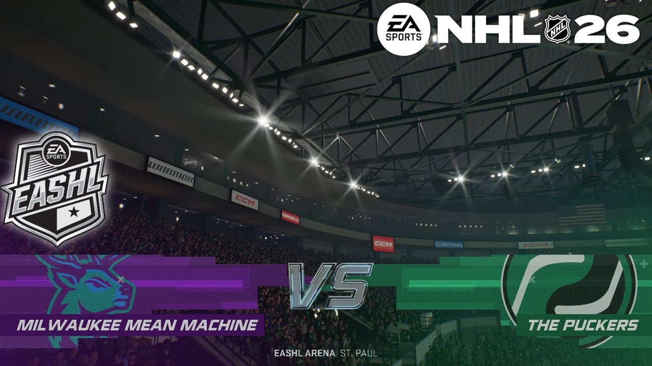 The Puckers vs. Milwaukee Mean Machine - NHL 26 6v6 EASHL Season Play (S3) 2-1-26 (4K)