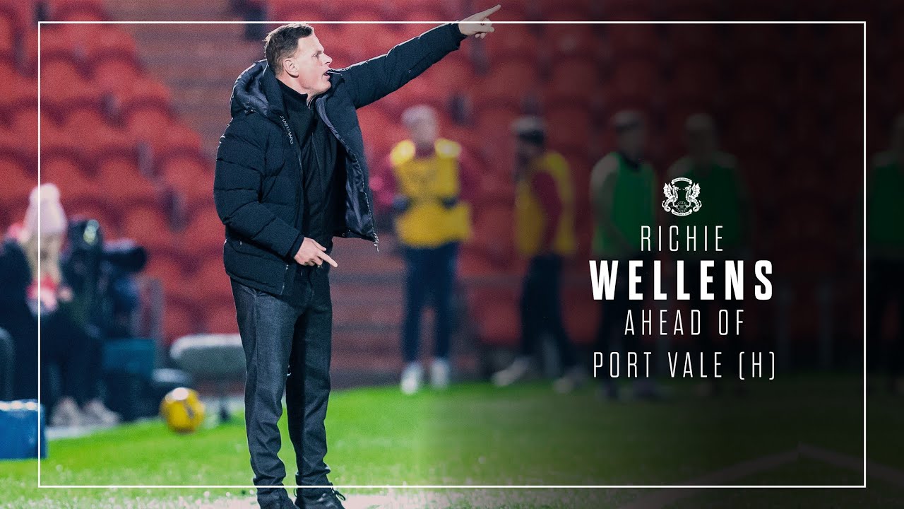 Richie Wellens previews Port Vale's visit to E10