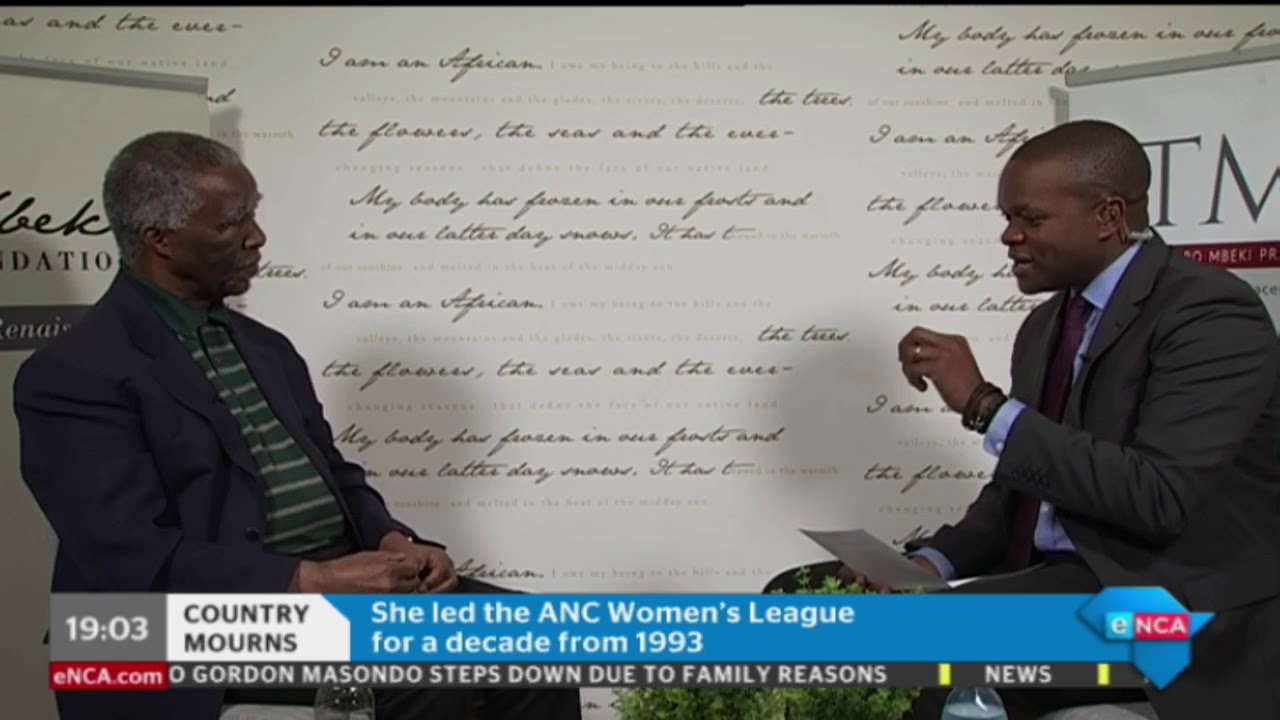 Former president Thabo Mbeki reflects on Winnie Madikizela-Mandela's legacy - PART 2
