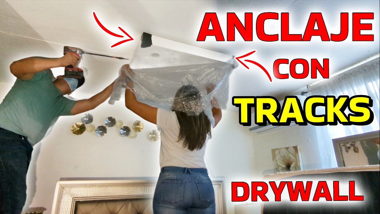 Descubre el SECRETO para anclar una FACIA PREFABRICADA en el TECHO con PERFILES (PASO a PASO)