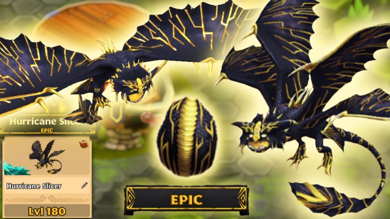 HURRICANE SLICER - Max Level 180 — New Epic Stormcutter Showcase | Dragons: Rise of Berk