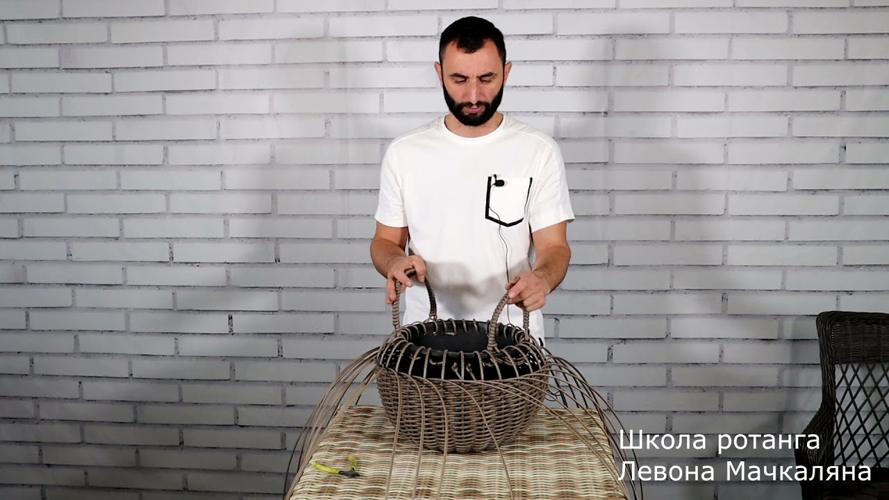Плетем ручки на кашпо