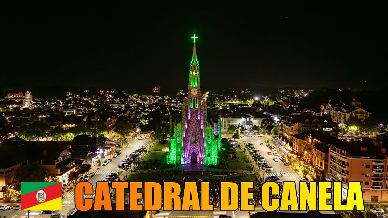 Catedral de Pedra de Canela - Paróquia Nossa Senhora de Lourdes - Voo de drone 4K - 20/11/2025
