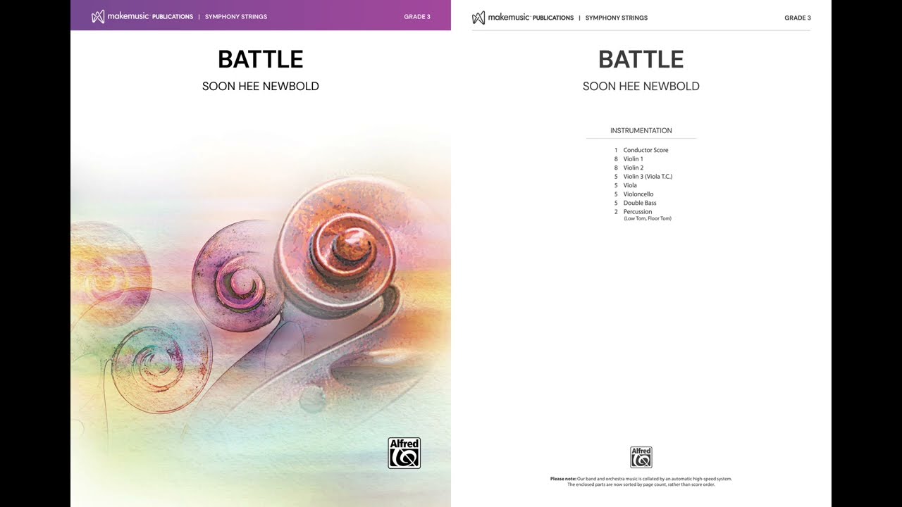 Battle, by Soon Hee Newbold – Score & Sound