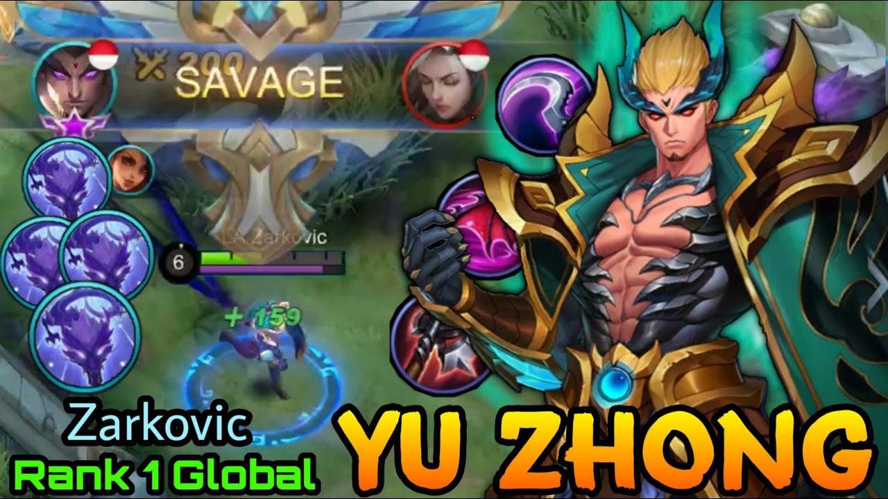 Ю Чжун Идеальный ДИКАРЬ!! - Топ 1 в мире Ю Чжун Заркович - Mobile Legends: Bang Bang