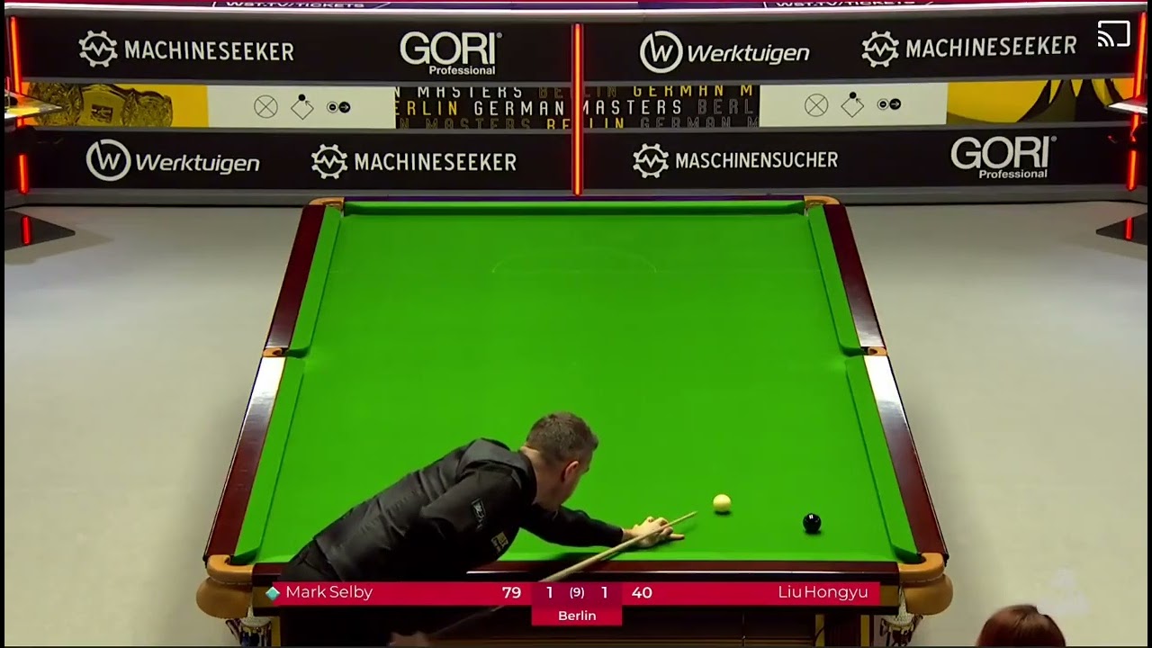 Mark Selby Amazing black ball to close the frame