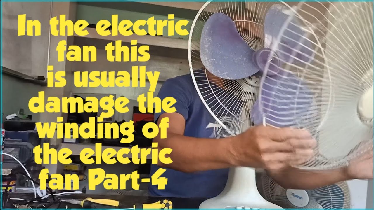 In the electric fan this is usually damage the winding of the electric fan part -4
