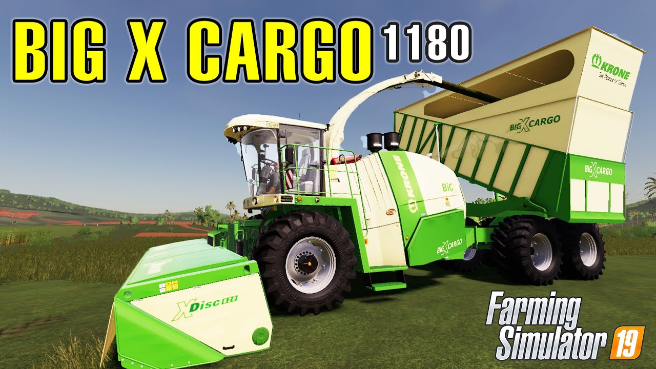 Farming Simulator 19: Krone BiG X 1180 Cargo! Forage Harvester Test!