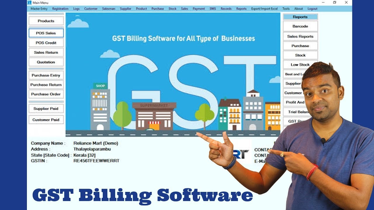 Raintech POS Billing Software | One Software for All Billing Solution | Call +91-8606093110