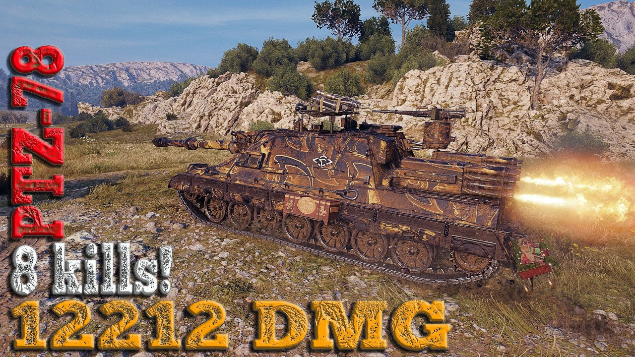 PTZ-78 Ace tanker WoT /  бой на мастера WoT replays