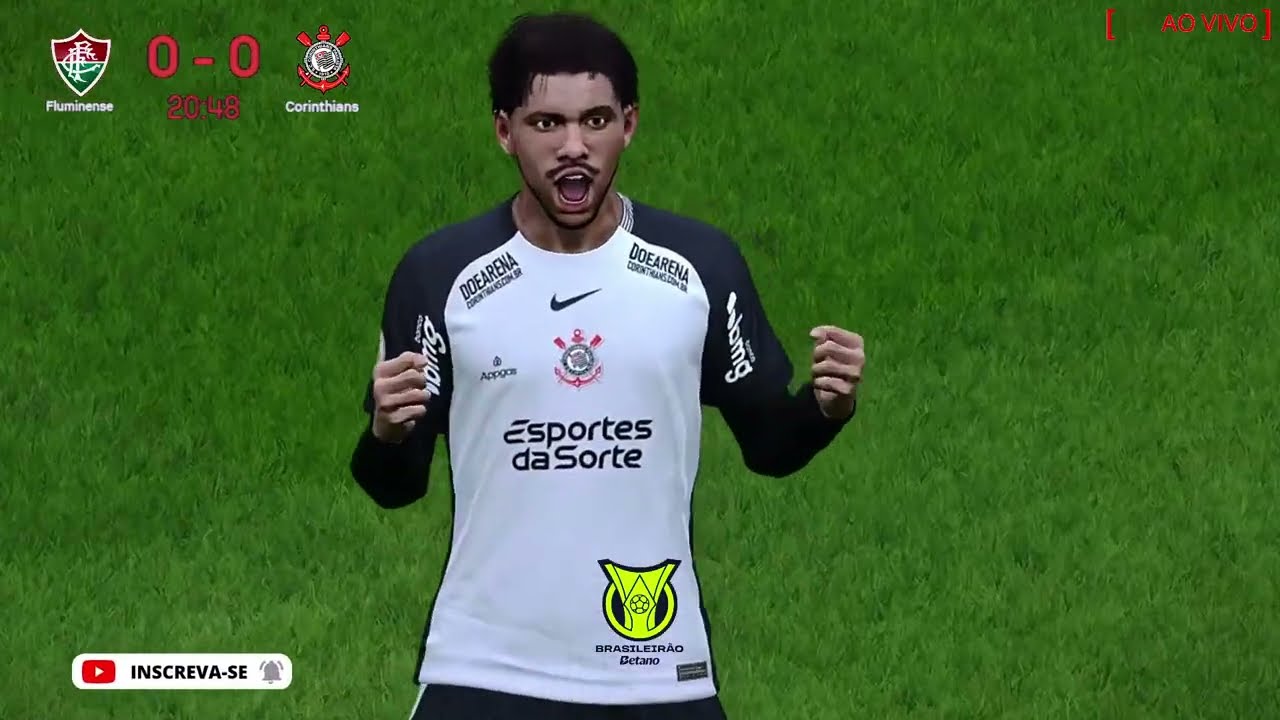 FLUMINENSE X CORINTHIANS | GAMEPLAY EFOOTBALL PES2021 | 1080P 60FPS PC GAMER | TJR SPORT TV
