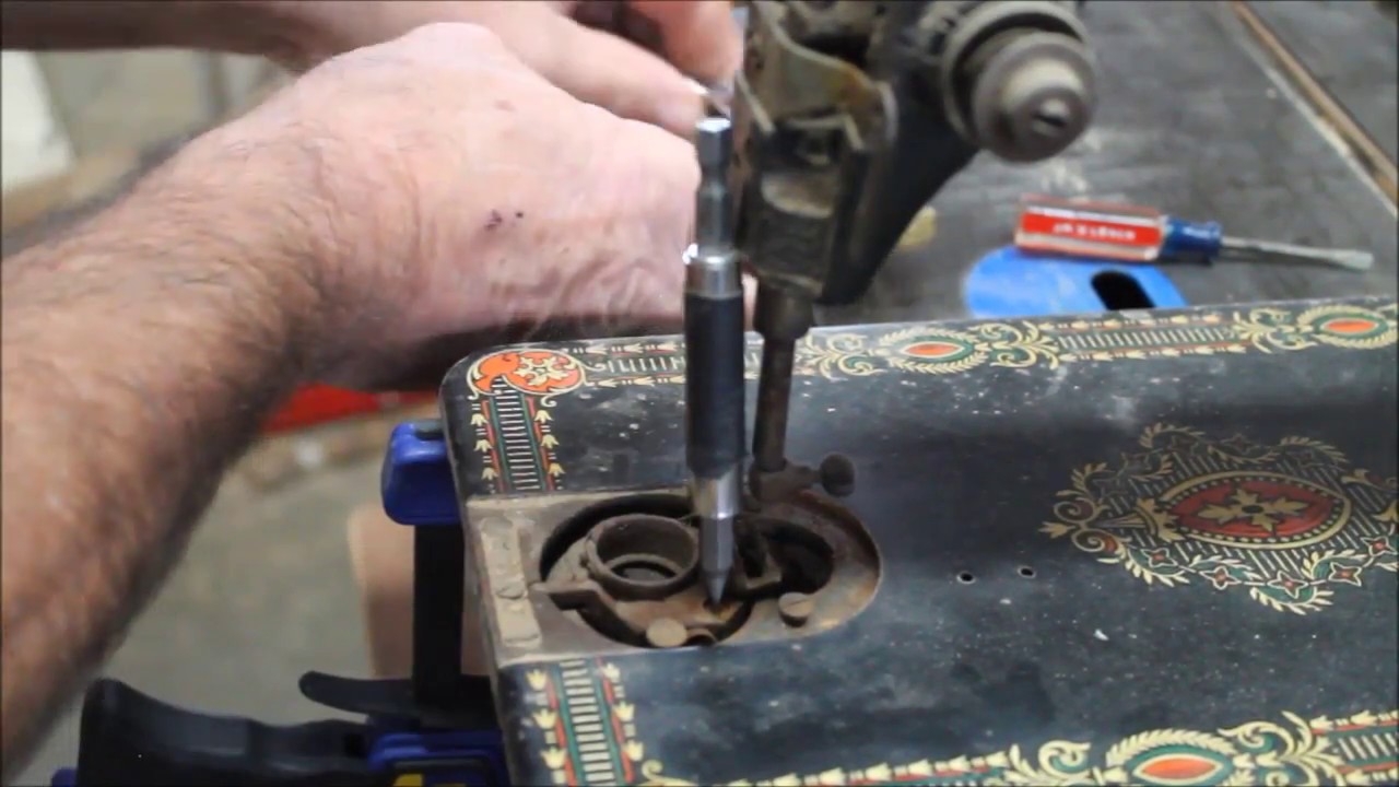 Breaking Loose Stubborn Screws in Rusty Old Sewing Machines