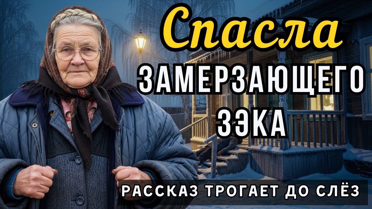 БЫВШИЙ ЗЭК ЗАМЕРЗАЛ У МАГАЗИНА В -30°. Все проходили мимо, пока 68-летняя учительница не спасла его…