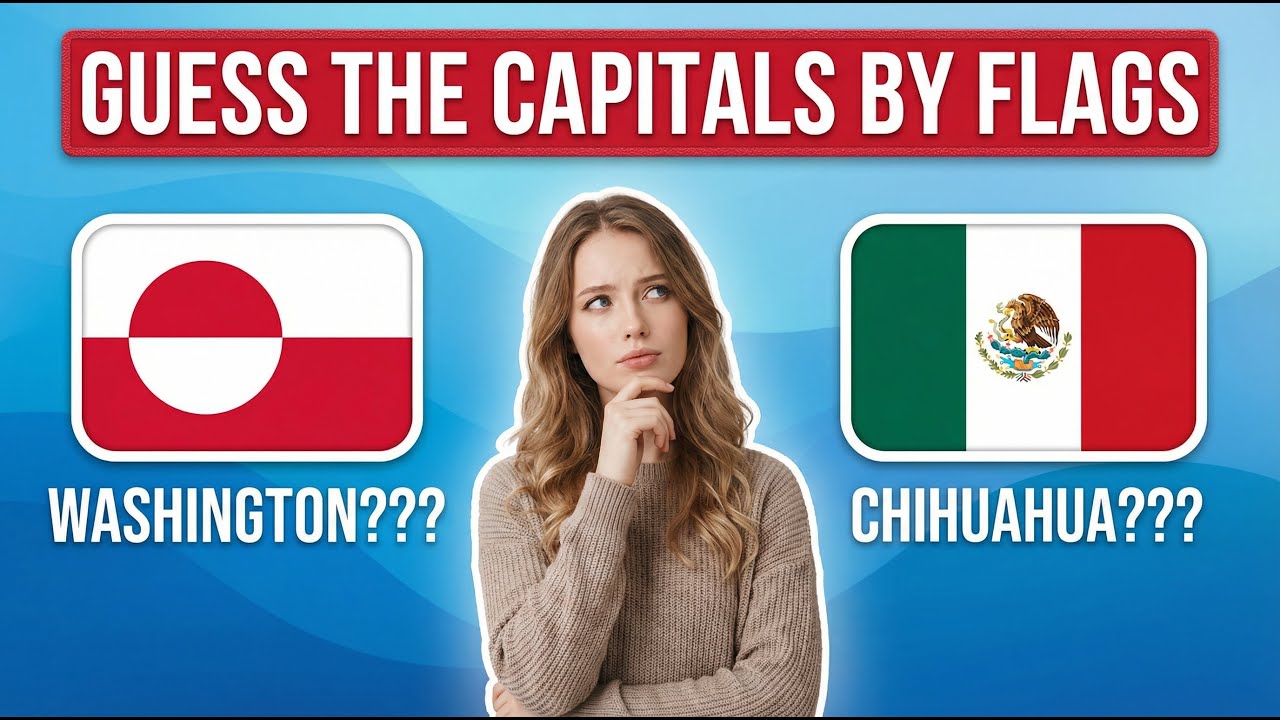 Can You Guess All 36 Capitals of the Americas by Their Flags? | Geography Quiz 🚩