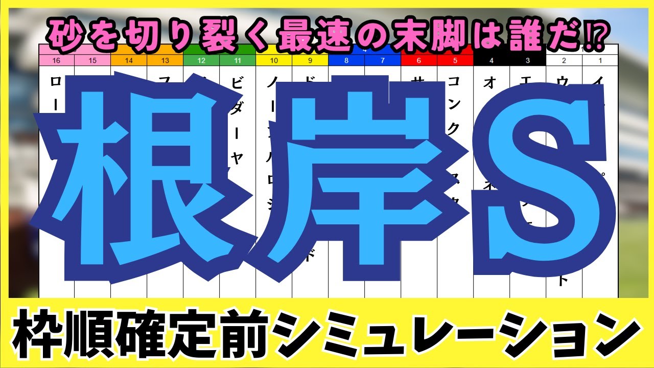 【根岸ステークス2026】枠順確定前シミュレーション 府中の直線、砂を切り裂く最速の末脚は誰だ!?