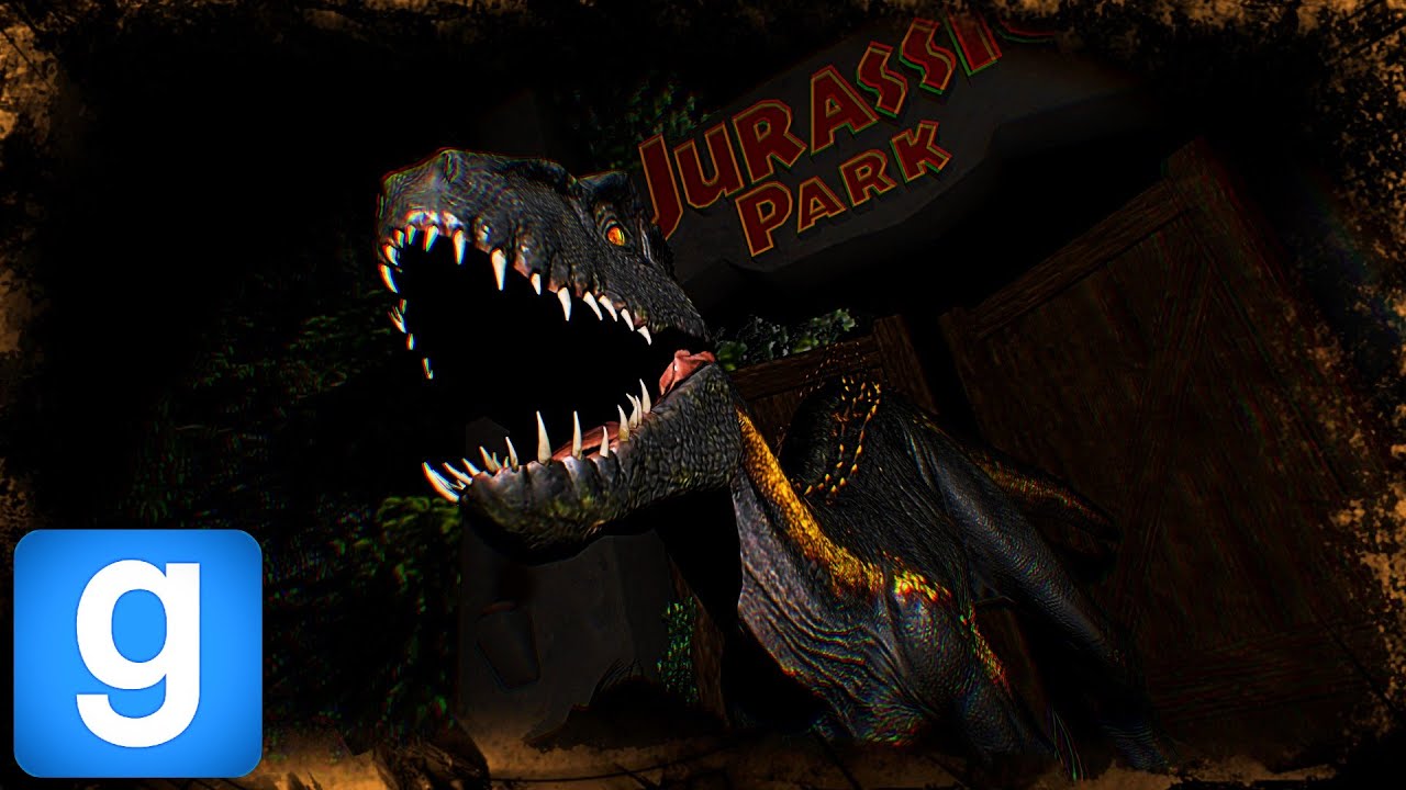 the TERRIFYING INDORAPTOR hunts us | Gmod hide and seek