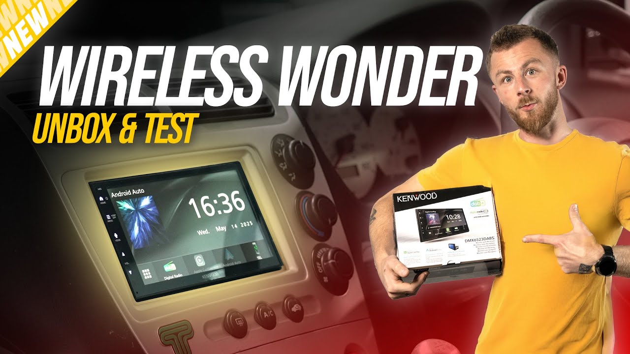 Kenwood DMX6523 DABS Wireless Apple CarPay & Android Auto Double-Din Stereo | Car Audio & Security