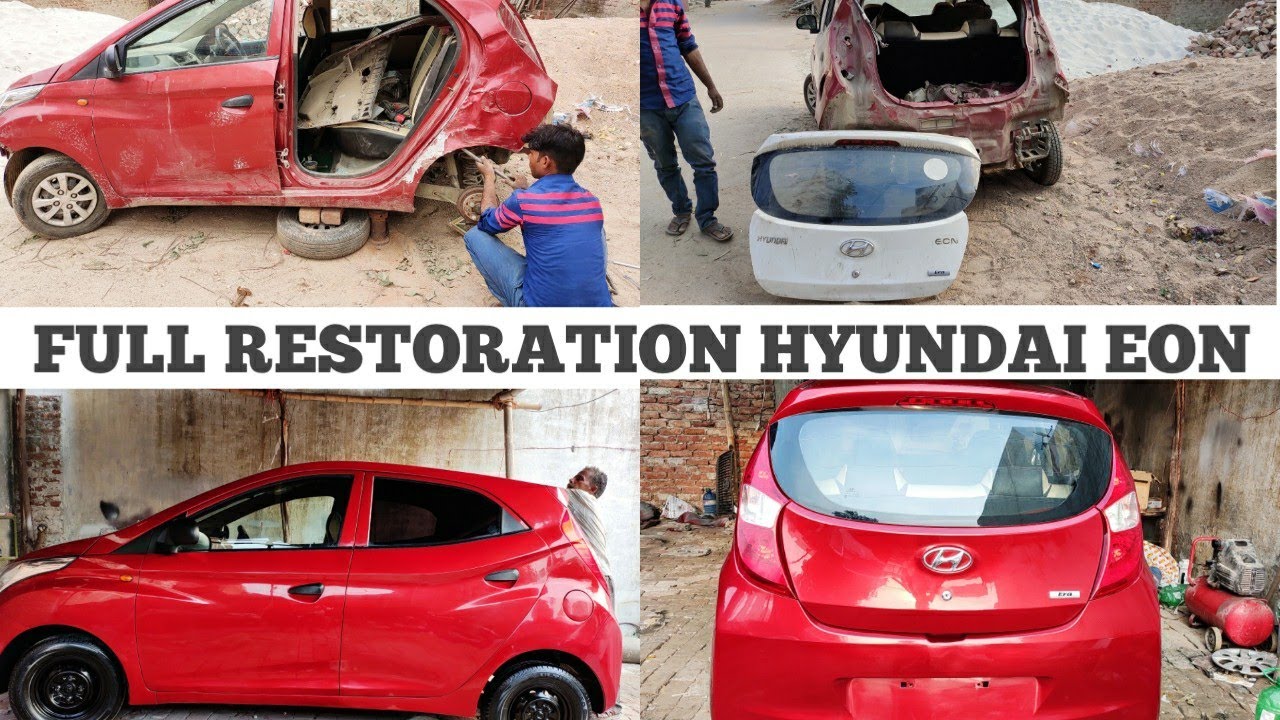 Hyundai Eon full body work and paint