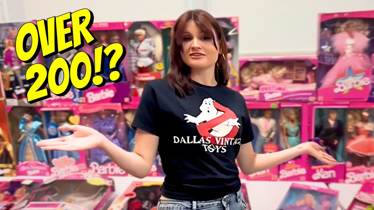 We Just Got a HUGE Barbie Collection at Dallas Vintage Toys!