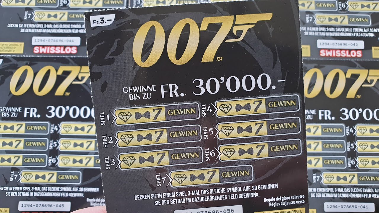 007 Rubbellos - "Im Geheimdienst Ihrer Majestät"