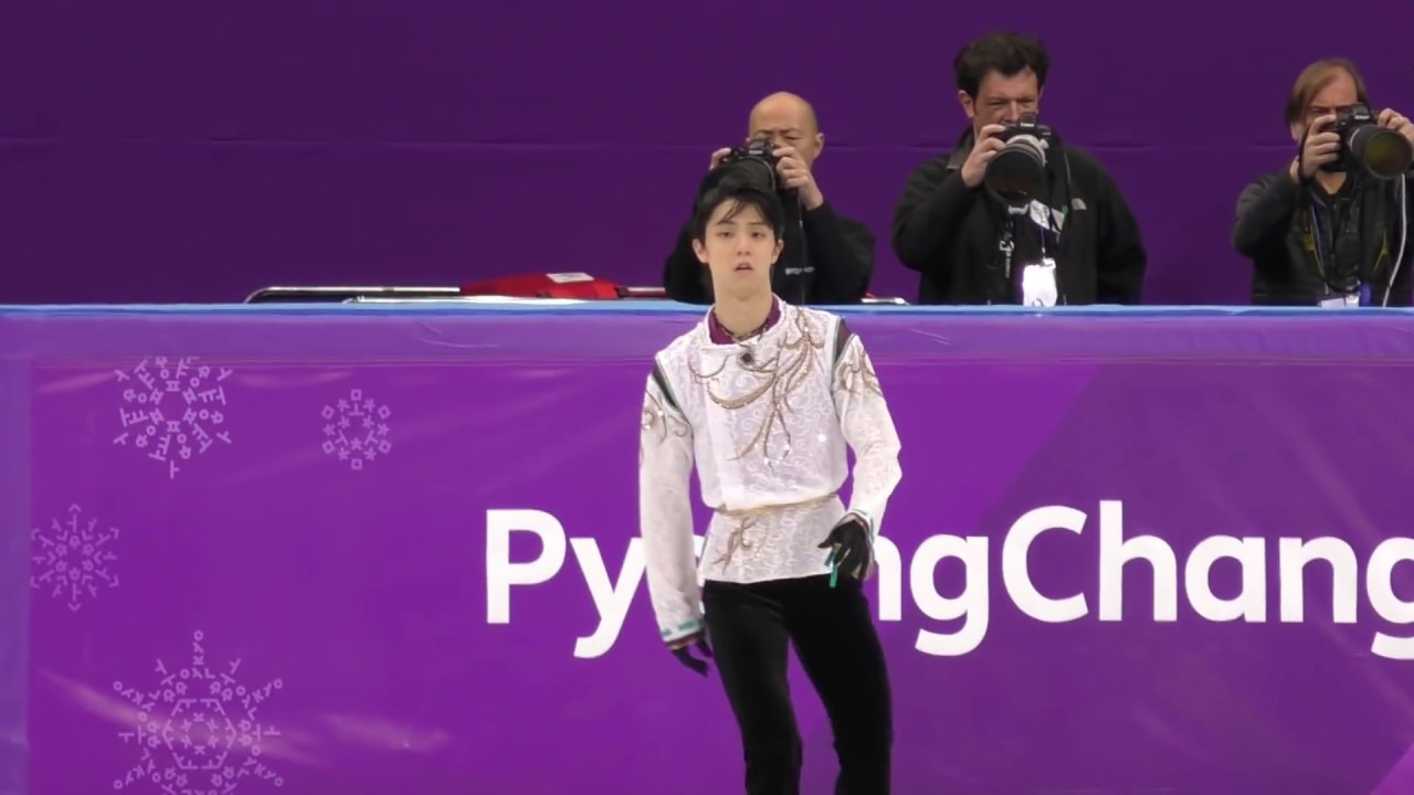 2018.2.17 ♡ Yuzuru Hanyu ♡ FS ♡ 6 min practice and warm up ♡ 羽生結弦