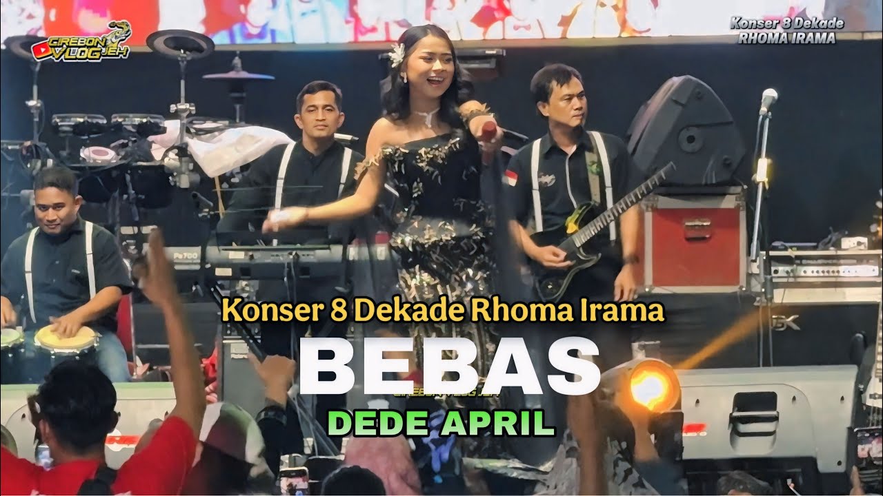 Dede April - Bebas | Konser 8 Dekade Rhoma irama Cirebon