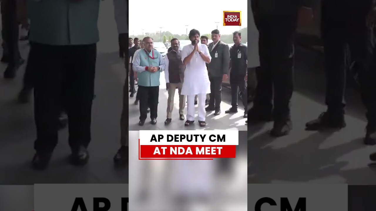 Andhra Pradesh Deputy CM at NDA Meet | Pawan Kalyan Arrives at Bharat Mandapam in Delhi