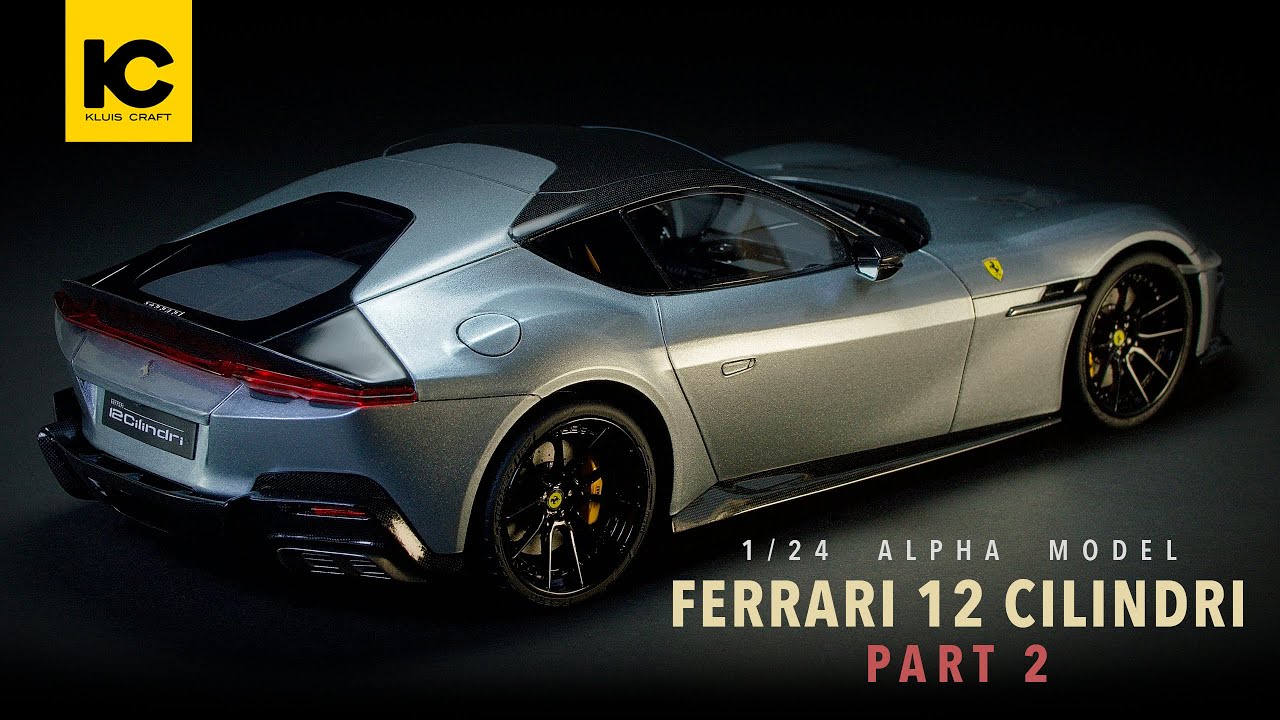 Alpha Model | 1:24 Ferrari 12 Cilindri | Part 2