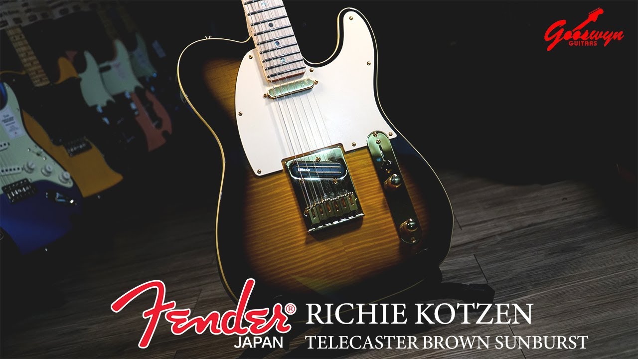 Fender Richie Kotzen Telecaster Brown Sunburst⎪Sound Demo